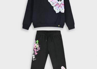 Φούτερ φόρμα με τύπωμα | ΜΑΥΡΟ - Energiers - 